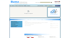 Desktop Screenshot of buma-intl.com